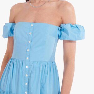NWT STAUD ELIO DRESS | ANGEL FALLS BLUE × size 16